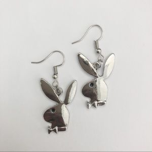 Silver Playboy Earrings